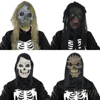 Halloween ma mặt nạ kinh dị mặt nạ đội đầu la hét quái vật đa giác vui nhộn đáng sợ lừa mặt nạ bóng bữa tiệc khủng bố mặt nạ