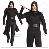 Halloween mới trang phục chiến binh đeo mặt nạ ninja đen
