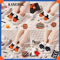 Halloween Năm Mới Giáng Sinh Nấm Bông Dép Nam Nữ Cặp Đôi Nhà Hoạt Hình Trong Nhà Dép Chống Trơn Trượt