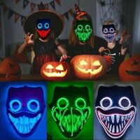 Halloween Neon thanh lọc boby mặt nạ bên mặt nạ phát sáng trong bóng tối vui vẻ mặt nạ Giáng sinh ăn mặc