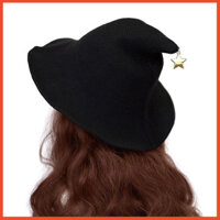 👻Halloween Phù Thủy Nón Gothic Phù Thủy Universal Studios Harry Potter Magic Star Hat