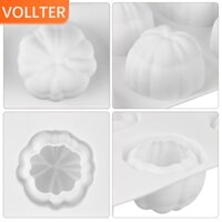 Halloween pumpkin silicone baking chocolate mousse mold 6 cavity non-stick pudding pan dụng cụ trang trí nhà bếp