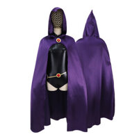 Halloween Raven Trang Phục Hóa Trang Nữ Và Trẻ Em Teen Titans Truyện Tranh Anh Hùng Quạ Thiếu Niên Titan Trang Phục