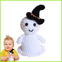 Halloween Thú Nhồi Bông Ma Sang Trọng Đồ Chơi Halloween Có Thể Tháo Rời Mũ Phù Thủy Thú Nhồi Bông Đồ Chơi Sang Trọng Cho Giường tayenivn