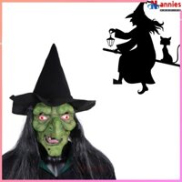 Halloween Tóc Dài Ma Mặt Nạ Khủng Bố Phù Thủy Đáng Sợ Dây Đeo Cao Su Bộ Đội Đầu (annies.shop_vn)