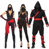 Halloween Trang Phục Cho Phụ Nữ Đàn Ông Ninja Trang Phục Người Lớn Anime Chiến Binh Nhật Bản Cosplay Quần Áo Suit