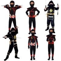 Halloween Trẻ Em Ninja Trang Phục Trang Phục Nhật Bản Ninja Quần Áo Hàng Đêm Quần Áo Trang Phục Hóa Trang