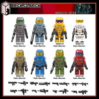 Halo Spartan Minifigures nhân vật Đồ chơi Lắp ghép Xếp hình Mô hình Mini EndGame MG0131-MG0138