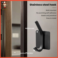 [Haloppe] 4 Không Còn Lại Móc Treo Đồ Gia Dụng Nhà Bếp Cửa Sau Túi Mua Sắm Móc Bảo Quản Hai Lớp