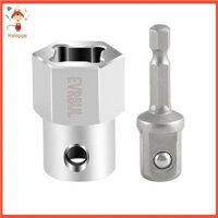 [Haloppe] Bộ chuyển đổi máy khoan Bộ chuyển đổi máy khoan không dây bằng thép không gỉ cho Jack kéo gió Top Đầu nối máy khoan điện Bộ chuyển đổi ổ cắm 1 / 2 Inch Bit và công cụ hiệu quả cho Đông Nam