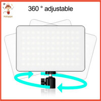 [Haloppe] Đèn LED có thể sạc lại Công cụ chụp ảnh Vlog trực tiếp Chụp ảnh chống trượt Bảng phẳng Tản nhiệt ánh sáng