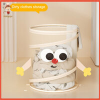 [Haloppe] Giỏ đựng đồ Lưới bền Giỏ đựng đồ giặt Dung tích có thể gập lại có nắp Giỏ đựng quần áo lưới di động để lưu trữ tiết kiệm không gian Lý tưởng cho người mua Đông Nam