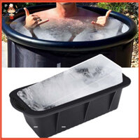 [Haloppe] Khay đá viên Tủ đông Công suất máy làm đá Bộ khay đá chống rò rỉ Khuôn đá có thể tái sử dụng linh hoạt cho các viên đá bổ sung Không biến dạng Thiết kế không dính Hoàn hảo cho đá