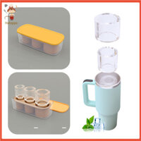 [Haloppe] Khuôn Khay Đá Dễ Dàng Phát Hành Khay Đá Silicon Có Nắp Cho 30-40 Oz Tumbler Hoàn Hảo Cho Người Mua Đông Nam Á
