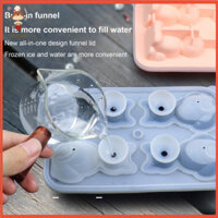 [Haloppe] Khuôn Làm Đá Hình Mèo Kitty Ice Cube Khay Đáng Yêu Hình Mèo Khay Đá Silicon Cho Whisky Cocktail Thân Thiện Với Môi Trường Khuôn Không Bpa Quà Tặng Kitty Hoàn Hảo