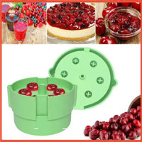 [Haloppe] Số lượng lớn Cherry và Olive Pitter 6 lỗ Thép không gỉ Cherry Olive Pitter Tool Dễ dàng làm sạch Máy loại bỏ lõi di động cho Prunes Dụng cụ hái trái cây đa chức năng