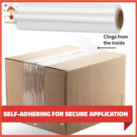 [Haloppe] Stretch Wrap Roll Sức mạnh công nghiệp Bọc căng trong suốt để đóng gói Di chuyển màng Pe hạng nặng dành cho người mua Đông Nam Á