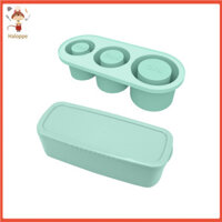 [Haloppe] Tumbler Ice Cube Khay Cocktail Máy Làm Đá Silicon Khay Có Nắp 3 Sâu Răng Cấp Thực Phẩm Mùa Hè Đá Bóng Máy Làm Khuôn Cho Cốc 30-40oz Đồ Dùng Nhà Bếp