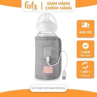 Hâm Sữa/Ủ Sữa Di Động Thông Minh Fatzbaby Ready 1 siêu tiện lợi, an toàn vừa (với mọi loại bình sữa) tích hợp (BH 2 năm)