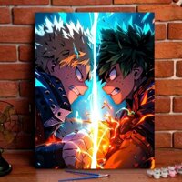 Hamlet [40 * 50cm] My Hero Academia Anime DIY Tranh sơn dầu kỹ thuật số Giá trị cao Tranh tô màu Handmade Graffiti Tranh trang trí