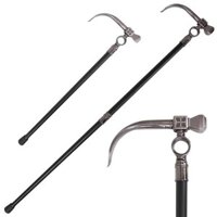 Hammer Shape Kim Loại Nạng Đi Bộ Phục Sinh Trang Trí Gậy COSPLAY Đi Bộ Sân Khấu Đạo Cụ Gentleman Scepter