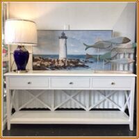 Hampton - LV253-L023 : Bàn Trang Trí + 3 Ngăn Kéo - 176cm