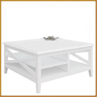 Hampton - LV253-L04 : Bàn Sofa , Bàn Coffee  - Vuông 100cm