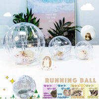 Hamster Đồ Chơi Chạy Bóng Trong Suốt Chạy Bánh Xe Con Lăn Giá Đỡ Gấu Vàng Sóc Nhỏ Đồ Cho Thú Cưng Cán Bóng B2.23