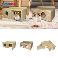 Hamster Wood House Hamster Nhà Ngủ Cho Chuột Thú Cưng Nhỏ Syria Hamster