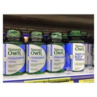 (Hạn 2026) Bill Úc - Nature's Own Fenugreek 1000mg 60 viên