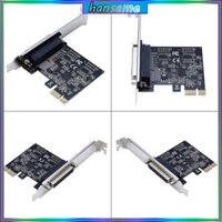 Han Cổng song song DB25 25Pin PCIE Riser Card Máy in LPT sang PCI-E cho Express Conver