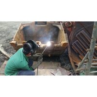 Hàn Đắp, Phục Hồi, Sửa Chữa Răng Gầu Máy Xúc, Máy Ủi Bị Mài Mòn với Que Đắp Cứng D100e ❤ Chống Chịu Mài Mòn Cao ❤