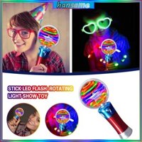 Han Glowing Star Round Stick Light Up Spinning Wand Stick Đồ dùng dự tiệc