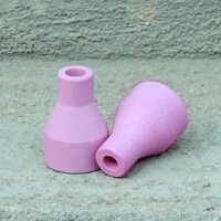 Hàn hồ quang argon sứ vòi phun qq150 súng hàn phụ kiện đầu 10 miếng miễn phí vận chuyển dày bảo vệ vòi phun gốm sứ vòi phun máy hàn mig cũ Phụ kiện máy hàn