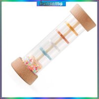 Han Kids Rain Sound Tube Rainmaker Nhạc cụ Đồ chơi giáo dục Nhạc cụ Đồ chơi màu sắc cầu vồng cho trẻ em có mặt