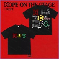Han KPOP BANGTAN J-HOPE HOS Áo thun Unisex HOPE TRÊN THẾ GIỚI TOUR In hình áo ngắn tay