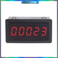 Han Kỹ Thuật Số LED Counter Panel Meter 5 Chữ Số Bảng Điều Khiển Counter Meter Plus Counter Panel Totalizer 0-9999 Nhỏ Gọn Cho Nhà Máy