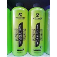 hấn lạnh cặp wellmate chai màu xanh 1000ml x2  uấn màu quăn sóng mẩy  mùi nhẹ  giữ  nếp lâu (sản phẩm bán chạy )