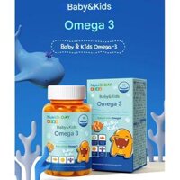[Hàn QUỐC] Bổ sung nhai Nutri D-Day Baby & Kids Omega-3 45 viên