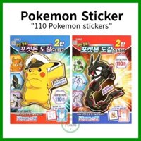Hàn Quốc 🇰🇷 Bộ sưu tập nhãn dán Pokemon (110 miếng dán Pokemon)