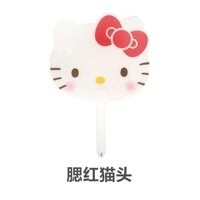 Hàn Quốc Chính Hãng Hello Kitty Hello Kitty Quạt Hoạt Hình Quạt Mèo KT Đầu Quạt Đáng Yêu Quạt Gấp