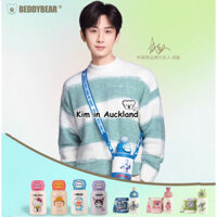 Hàn Quốc Hàn Quốc BEDDYBEAR Kuromi Bình Giữ Nhiệt Trẻ Em Bé Gái Dễ Thương Giá Trị Cao Bình Nước Dung Tích Lớn Di Động Học Sinh Ống Hút Cốc Dâu Gấu Uống Đôi Bình Nước Siêu Nhân Thép Không Gỉ Cốc Uống