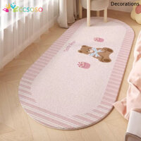 Hàn Quốc Hoạt Hình Dễ Thương Gấu Bông Đầu Giường Thảm Phòng Ngủ Sang Trọng Chân Thảm Chống Bụi Bẩn Và Chống Trơn Trượt