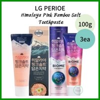 Hàn Quốc 🇰🇷 Kem đánh răng muối hồng LG PERIOE Himalaya 100g (Biome, Ice Calming, Floral Mint)