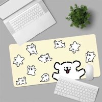 Hàn Quốc Maltese chó con dễ thương Mousepad Máy tính xách tay Game thủ Pad PC Phụ kiện chơi game Thảm để bàn