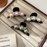 Hàn Quốc Nhập Khẩu Cao Cấp Cảm Giác Ngọc Trai Kim Cương Giả Nhỏ Nổ Lấy Kẹp Tính Khí Phù Hợp Với