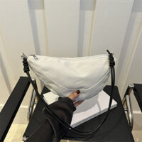 Hàn Quốc Niche Design 2024 Phong Cách Mới Đơn Giản Thu Đông Phù Hợp Với Túi Messenger Nữ Thường Ngày Túi Bánh Bao Bề Mặt Mềm Túi Đeo Vai