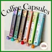 Hàn QUỐC 🇰🇷 Viên nang cà phê NESPRESSO 10s / Arabica Blend Coffee Capsules 10s / Geisha Blend Coffee Capsules 10s