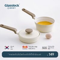 Hàn QuốcGlasslockbabyNồi Ăn Dặm Gốm Sứ Cho Bé Nồi Sữa Cho Bé Nồi Nấu Nhỏ NẤU CHÁO Mì Nồi Chiên Chống Dính