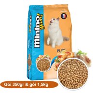 Hanapet-(Gói 350gr & gói 15kg) Minino Yum (BLISK mới) - Thức ăn viên cao cấp cho mèo mọi lứa tuổi - ( 203f) hạt c